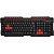 Kit Teclado e Mouse C3Tech GK-20BK, USB, ABNT2, Preto e Vermelho - Imagem 2