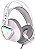 Headset Redragon Cadmus, USB, 7.1 Surround, Branco,  H370W-RGB - Imagem 1