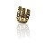 Piercing Fake Vazado Dourado - Imagem 1