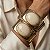 Bracelete Resina Dourado - Imagem 2