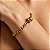 Conjunto Corrente e Pulseira Correntaria com Esfera Dourado - Imagem 2