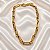 Conjunto Corrente e Pulseira Elos Alongados Dourado - Imagem 2