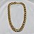 Conjunto Corrente e Pulseira Elo Grumet Duplo Banhado a Ouro - Imagem 2