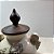 Potiche de Cerâmica Decorativo Bege com Desenho Floral - Imagem 2