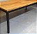 Mesa industrial de viga de peroba rosa - 2,5m - Imagem 1
