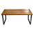 Mesa industrial de viga de peroba rosa - 1,3m - Imagem 2