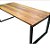 Mesa industrial de viga de peroba rosa - 1,3m - Imagem 3