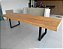 Mesa industrial de tábua de peroba rosa - 2,5m - Imagem 1