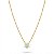 Colar Ponto de Luz com Pedra Brilhante – Folheado a Ouro 18K - Imagem 1