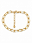 Pulseira Correntaria de Elos Alongados Folheada a Ouro 18K - Imagem 1