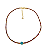 Choker Cristal - Pingente Pedra Natural e  Folheados à Ouro 18 k - Imagem 3