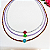 Choker Cristal - Pingente Pedra Natural e  Folheados à Ouro 18 k - Imagem 4