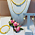 Pulseira Cristais com Pedras Naturais Jade Facetada - Imagem 4