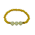 Pulseira Cristais com Pedras Naturais Jade Facetada - Imagem 2