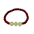 Pulseira Cristais com Pedras Naturais Jade Facetada - Imagem 1