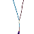 Colar Longo com Cristais Coloridos - Pingente Gota Jade Violeta - Imagem 1