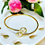 Bracelete Pérola - Folheado à Ouro 18 k - Imagem 1