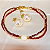 Pulseira Cristais Coloridos - Pingente Pérola - Imagem 3