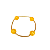Pulseira Folheada Ouro 18k com Jade facetada - Imagem 1