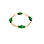 Pulseira Folheada Ouro 18k com Jade facetada - Imagem 3