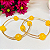 Pulseira Folheada Ouro 18k com Jade facetada - Imagem 2