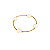 Pulseira Pérolas com tubos folheados à ouro 18 k - Imagem 1