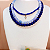 Choker Jade Azul Royal com Pingente Ponto de Luz - Imagem 3