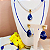Colar Quartzo Branco com Pingente Sodalita - Imagem 3