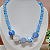 Colar Jade Angelita com Jade Azul Craquelada - Imagem 1