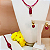 Colar Jade Rubi com Pingente Gota Jade Facetada - Imagem 3