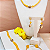 Pulseira Jade Amarela com Jaspe Madeira - Imagem 2