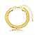 Pulseira com Designer Lacraia - Folheada à Ouro 18 k - Imagem 1