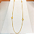 Colar Longo  Corrente Folheado 18 k com Pingentes Trevo - Imagem 3