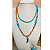 Colar Savana Boho Chic -Cascalho Aventurina e Dente de Sabre Marrom - Imagem 3