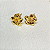 Brinco Flor Dourada – Folheado à Ouro 18k - Imagem 3