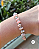 Pulseira aço inox CASCALHOS ROSE - Imagem 2