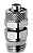 CONEXAO RAPIDA RETA P/ TUBO 10MM COM ROSCA 1/4 - COD 1511 10/8-1/4 - Imagem 1