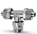 CONEXAO TEE ROSCA CENTRAL G1/4 P/ TUBO 6MM - COD 1431 6/4-1/4 - Imagem 1