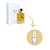 Fracionado Tharwah Gold Lattafa Eau de Parfum - Perfume Feminino Árabe (Ref. Olfativa Libre) - Imagem 1