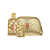 Kit Royal Amber perfume 80ml + miniatura + porta perfume + necesser - Imagem 2