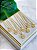 Colar Letras Cravejadas - Imagem 1