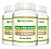 3 Potes Ora Pro Nobis + Cúrcuma + Gengibre Kit 360 Cáps - Status Verde - Imagem 1