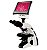 Microscopio Trinocular Otica Infinita Planacromatico Led 1600x Com Monitor - Imagem 1