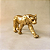 Escultura Leopardo Dourado - Imagem 2