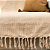 Manta Decorativa Artesanal Raso Caramelo 2,30 x 2,60 - Imagem 3