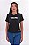 CAMISETA FEMININA ROUND BABY LOOK PRETA - Imagem 1