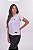 CAMISETA FEMININA ROUND LOGO BABY LOOK BRANCA - Imagem 1