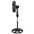 Ventilador de Coluna Oscilante, Turbo 6 Pás Premium, Preto, 40cm, 220V - Imagem 2