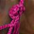 Cabresto Com Cabo Trançado de Paracord Rosa - Boots Horse - Imagem 6