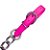 Barbela de Silicone 1 Corrente 16 mm Pink - Boots Horse - Imagem 2